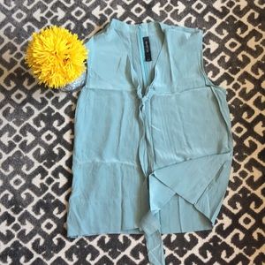 ST. JOHN 100% Silk tie neck Blouse. FINAL PRICE